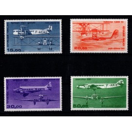 1984/87 - Frankrig - Lot med forskellige  frimærker - Luftfart - Postfrisk.